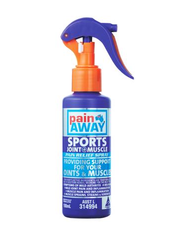 1 x PAIN AWAY SPORTS - JOINT & MUSCLE <br> PAIN RELIEF SPRAY 100ML