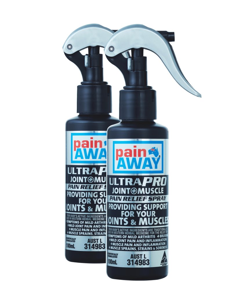 2 x PAIN AWAY ULTRA PRO - JOINT & MUSCLE <br> PAIN RELIEF SPRAY 100ML