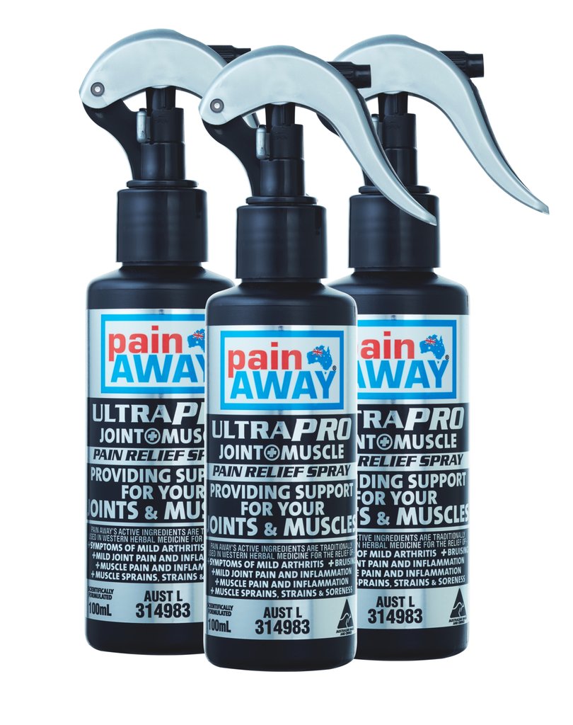 3 x ULTRA PRO - JOINT & MUSCLE <br> PAIN RELIEF SPRAY 100ML