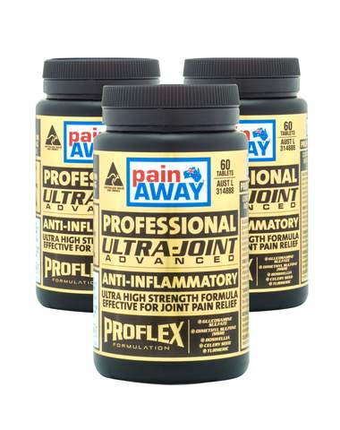 3 x PAIN AWAY PROFESSIONAL <br> ULTRA JOINT ADVANCED TABLETS (60)