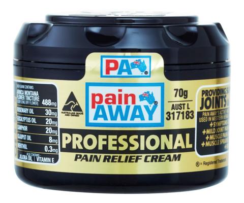 PAIN AWAY PROFESSIONAL <br> PAIN RELIEF CREAM 70G