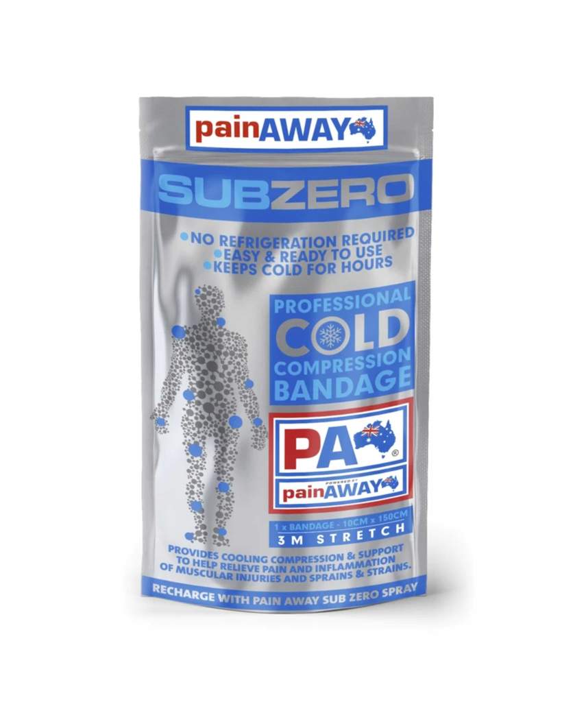 X1 PAIN AWAY SUB ZERO - PROFESSIONAL COLD COMPRESSION BANDAGE