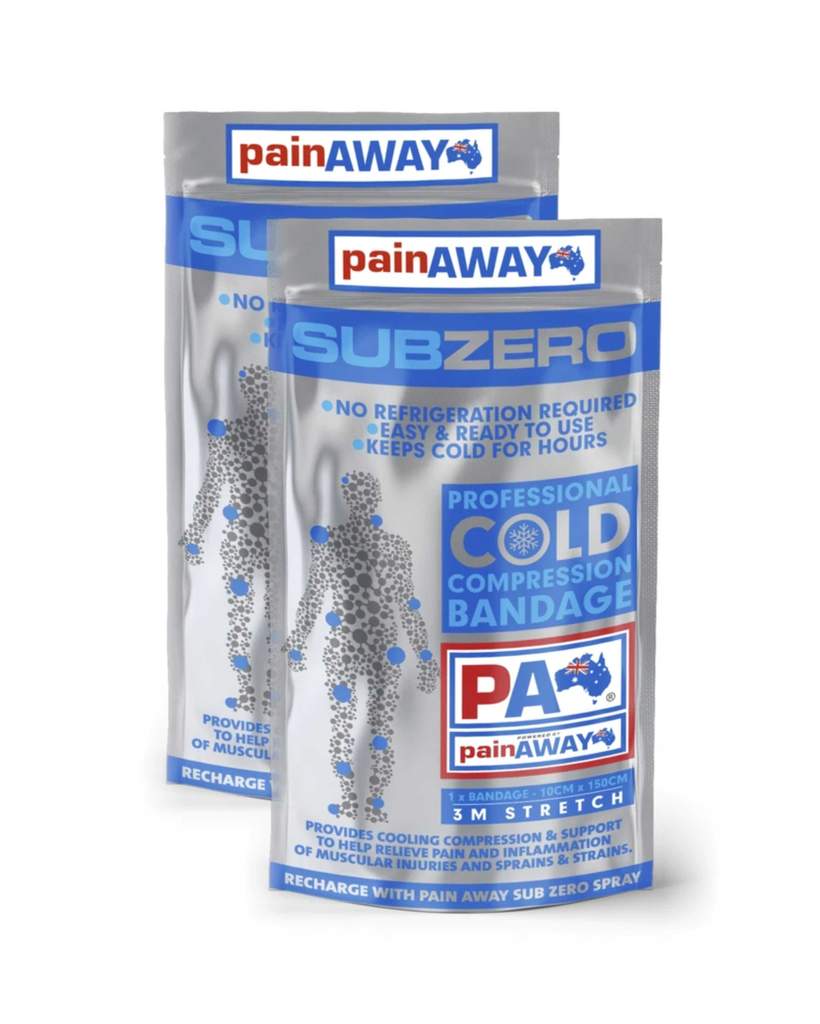 X2 PAIN AWAY SUB ZERO - PROFESSIONAL COLD COMPRESSION BANDAGE