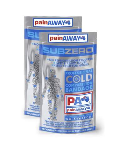 X2 PAIN AWAY SUB ZERO - PROFESSIONAL COLD COMPRESSION BANDAGE