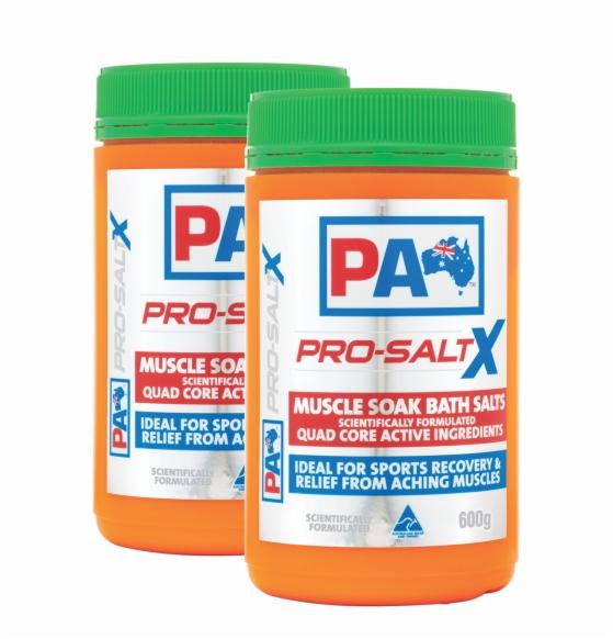 2 x PA PRO-SALT X <br> MUSCLE SOAK BATH SALTS