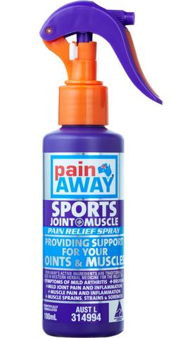 PAIN AWAY SPORTS - JOINT & MUSCLE <br> PAIN RELIEF SPRAY 100ML