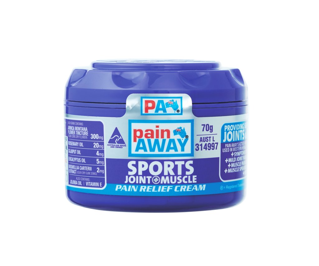 1 x PAIN AWAY SPORTS - JOINT & MUSCLE PAIN RELIEF <br> CREAM 70G