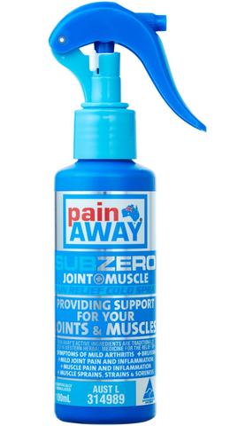 PAIN AWAY SUB ZERO – JOINT & MUSCLE PAIN RELIEF COLD SPRAY 100ML